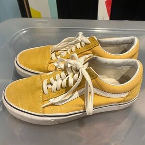 Women’s size 8 yellow vans suede